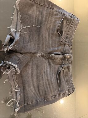 Universal thread Frayed Hem Dark Denim Cutoff Shorts